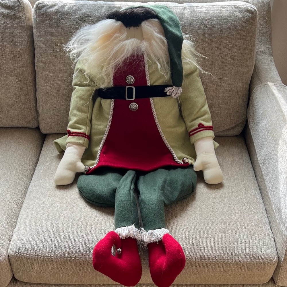 VTG 2002 Rare Woof & Poof XLg Santa - Ltd Edition!!! #51of 230 w J. Headley sig.